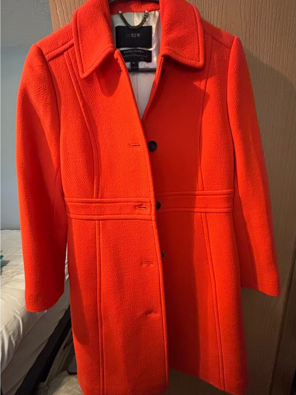 J. Crew Double Cloth Manifattura di Carmignano Italian Wool Coat
